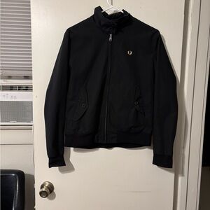 Fred Perry Black Bomber Jacket